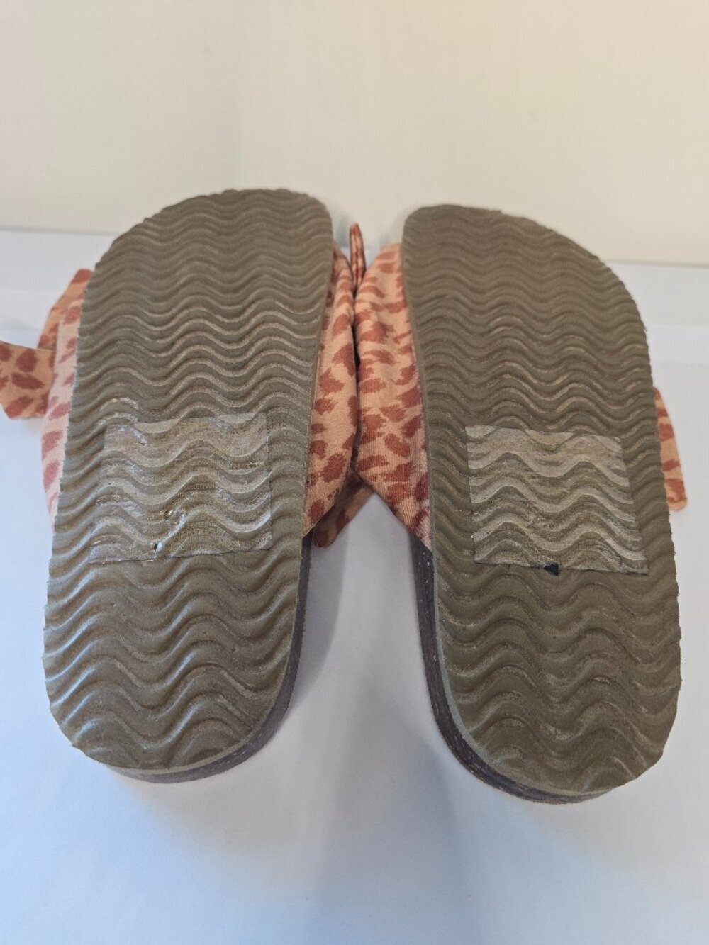 Aerie Leopard Print Bow Sandals - Dusty Rose - Picture 4 of 5